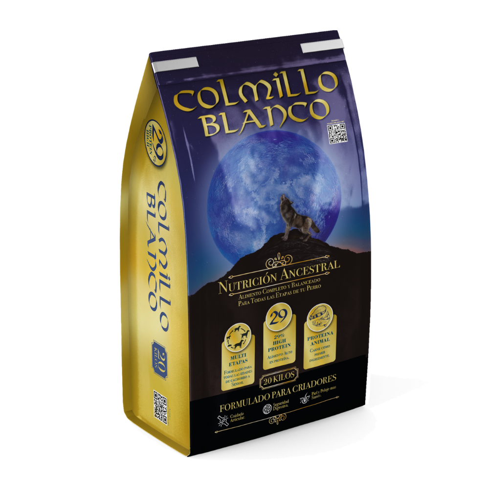 Colmillo Blanco Premium – Alimento Perros Multietapa